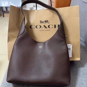 Coach Brooklyn Shoulder Bag 28 – BrassMaple NWT with Dust Bag